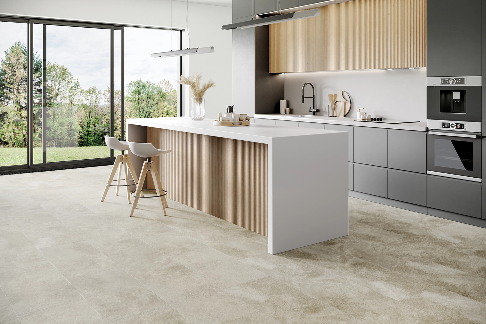 pavimento spc the floor nebbia P3001 AC5/33 6 mm ambiente2-falquon-puntofloor