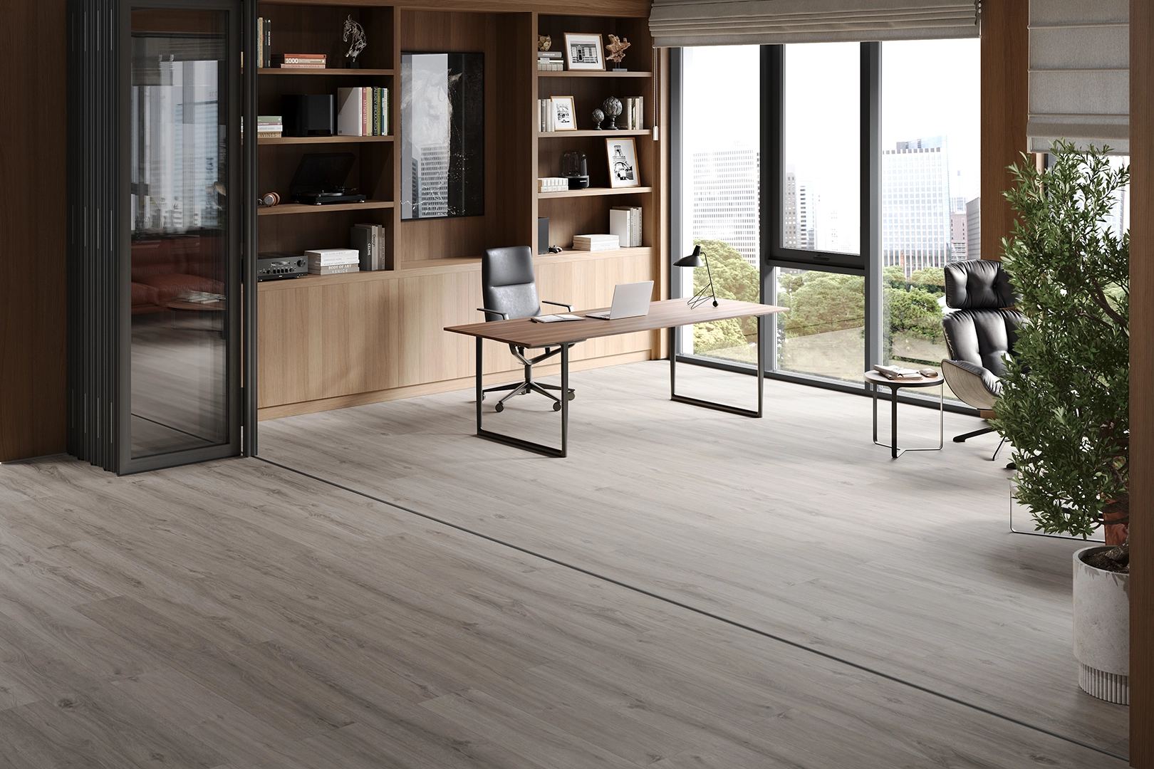 pavimento spc the floor rovere aspen P1002 AC5/33 6 mm-ambiente1-falquon-puntofloor